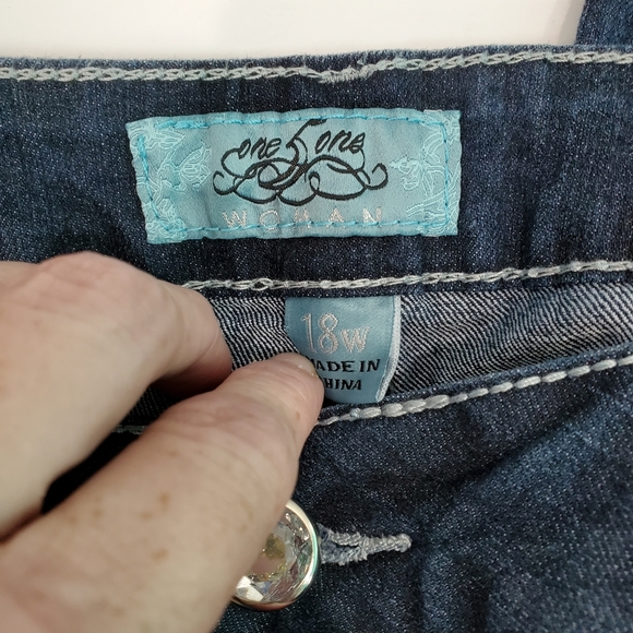 (3) One 5 One Women Jeans Size 18W - Picture 7 of 8